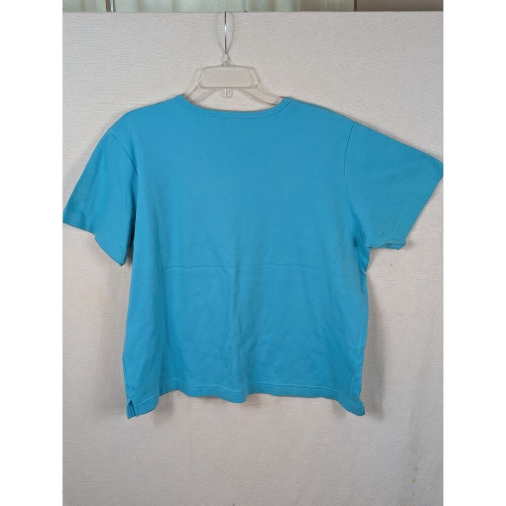 Vintage Quacker Factory Sequence Flamingo T-Shirt… - image 6